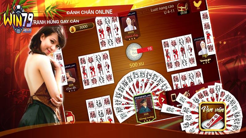 Đánh bài chắn online tại Win79